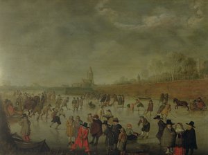 Skøytescene på Kampen